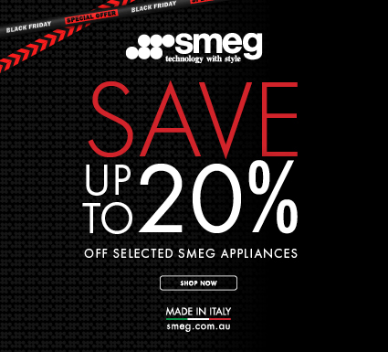 Save Up To 20%* On Selected Smeg Appliances