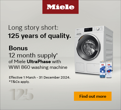 Bonus 12 Month Supply Of UltraPhase Detergent With Selected Miele Washing Machines