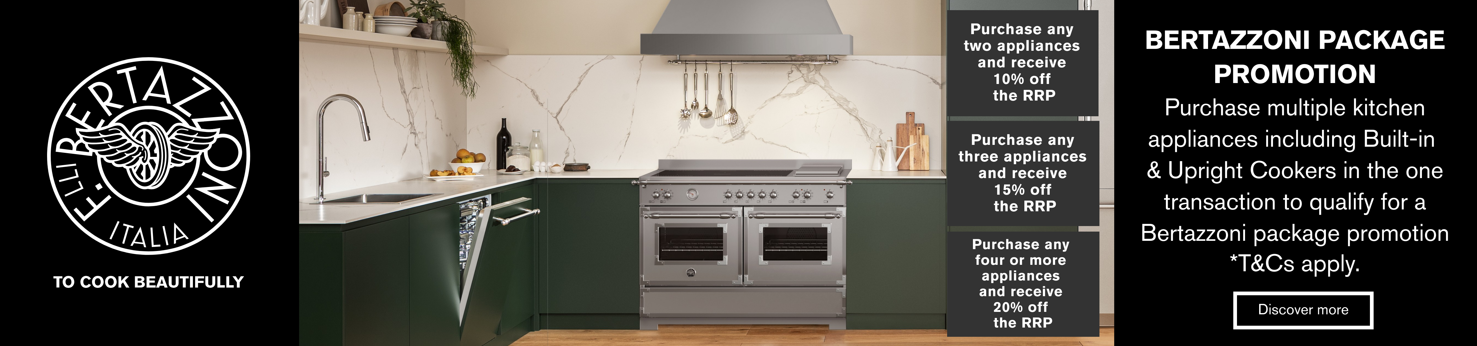 Save Up To 20% On Bertazzoni Kitchen Packages