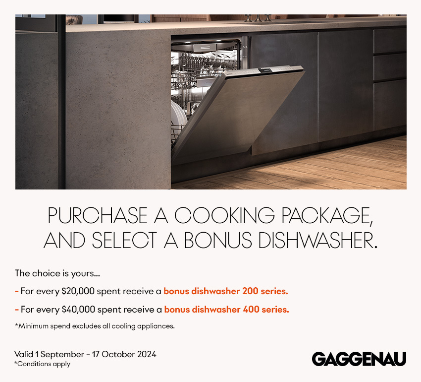 Bonus Dishwasher With Eligible Gaggenau Cooking Package Purchases