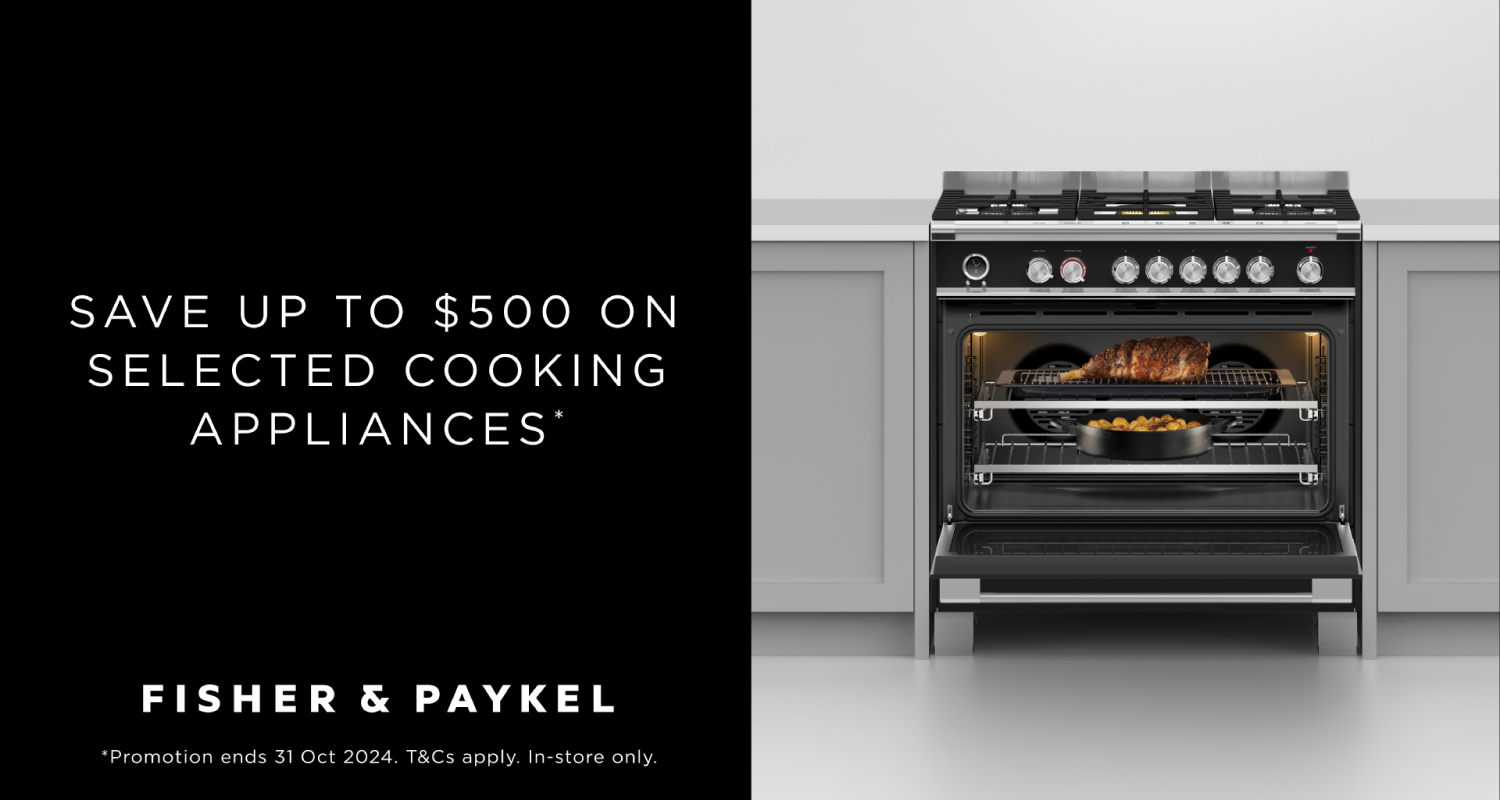 Save Up To $500 On Selected Fisher & Paykel Cooking Appliances at Elite Appliances