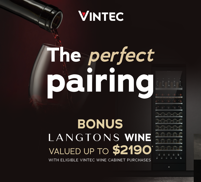 Bonus Wine With Selected Vintec Wine Cabinets