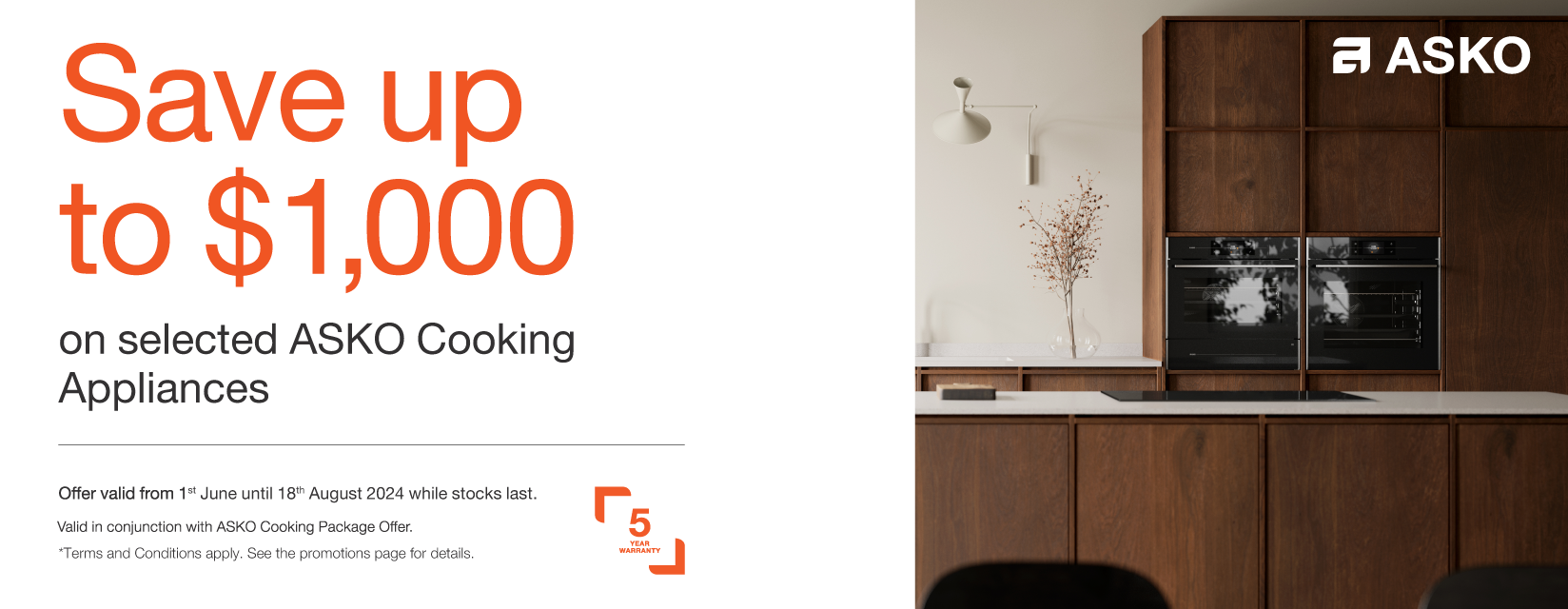 Save Up To $1,000 on Selected ASKO Cooking Appliances at Elite Appliances