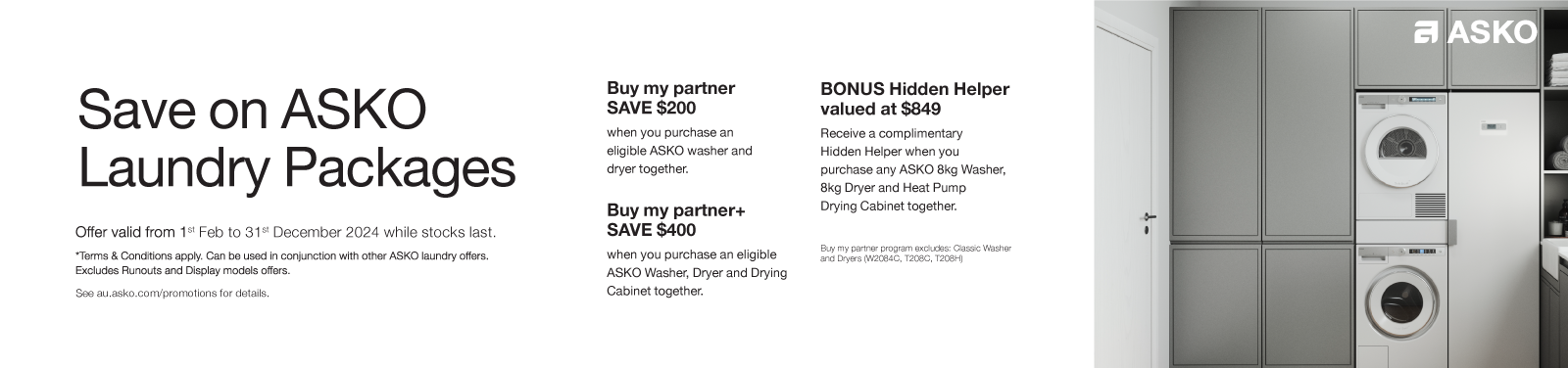 Save On ASKO Laundry Packages