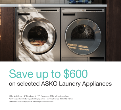 Save Up To $600 On Selected ASKO Laundry Appliances