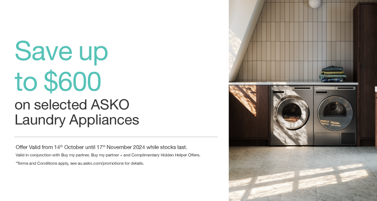 Save Up To $600 On Selected ASKO Laundry Appliances at Elite Appliances