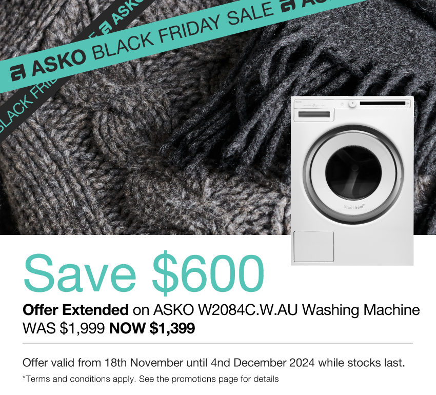 Offer Extended: Save $600* On ASKO W2084CW Front Load Washer