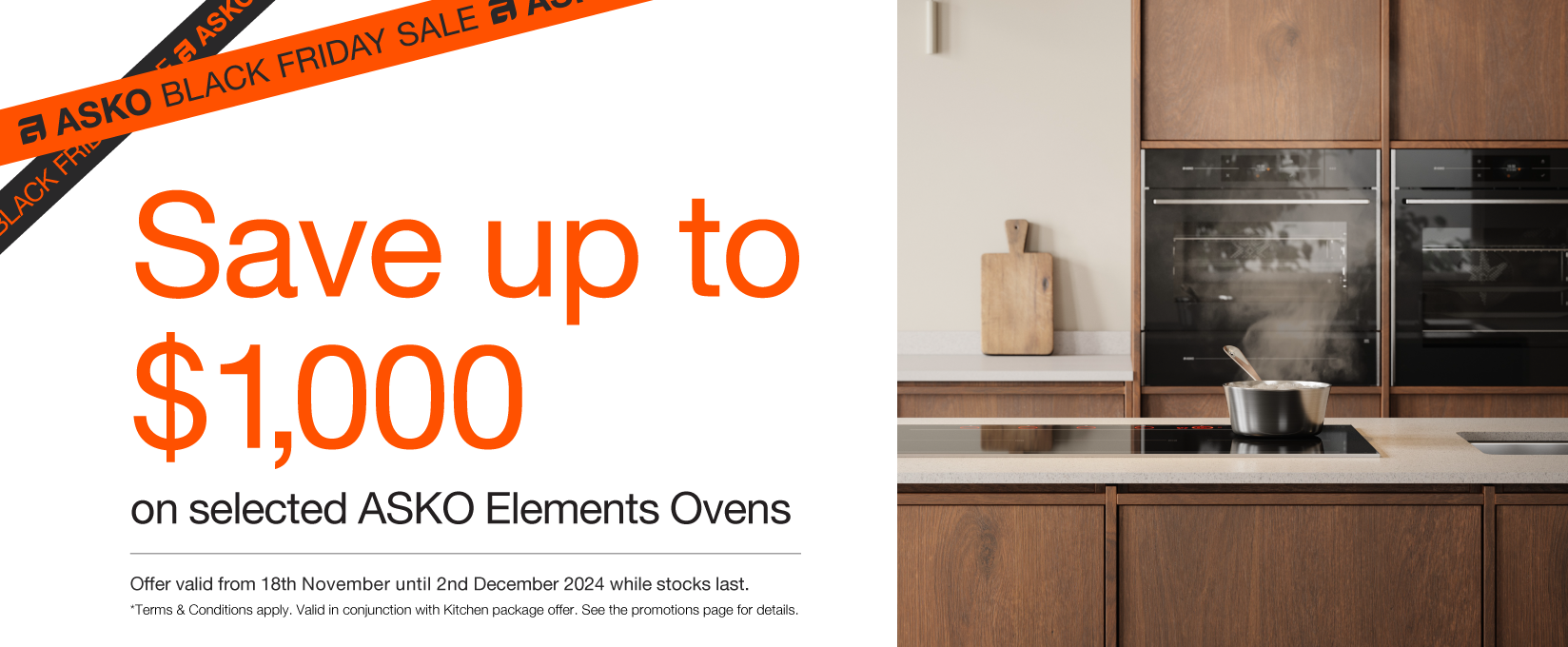 Save Up To $1000* On Selected ASKO Elements Ovens at Elite Appliances