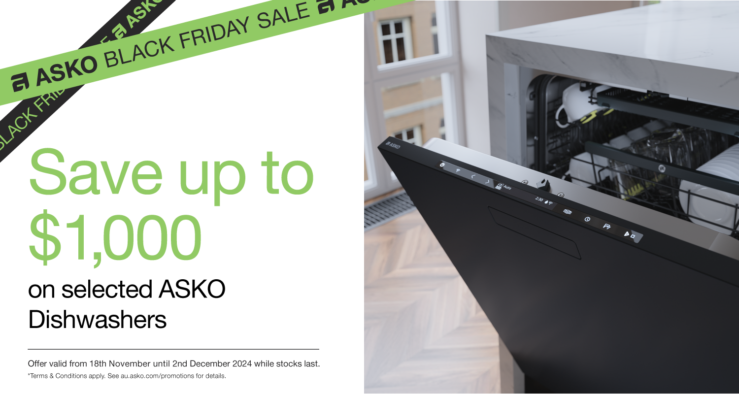 Save Up To $1000* On Selected ASKO Dishwashers at Elite Appliances