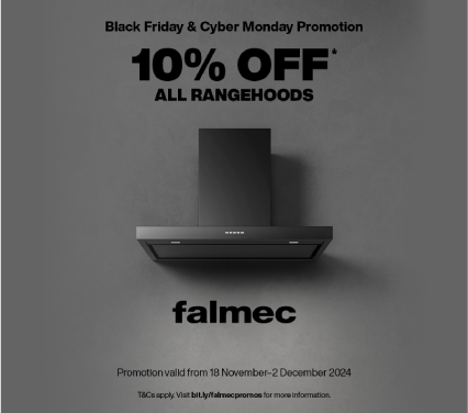 10% Off All Falmec BBQ Rangehoods