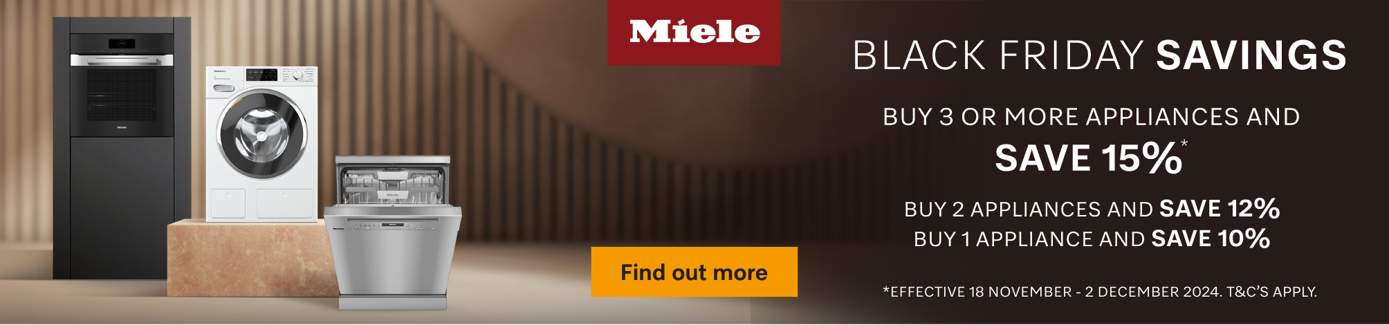 Save Up To 15% Of Miele Appliance Packages