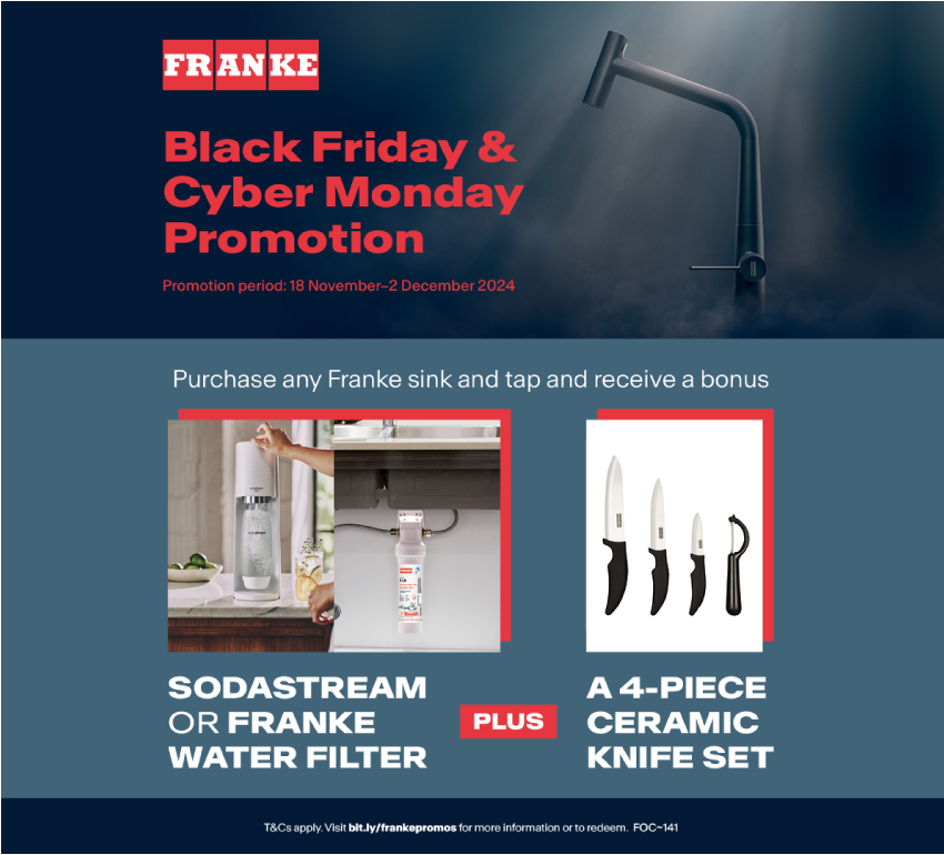 Bonus Gift With Any Franke Sink And Tap Purchase