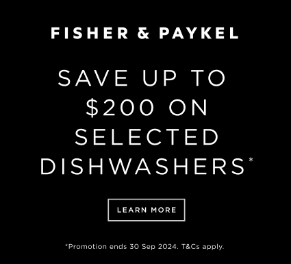 Save Up To $200 on Selected Fisher & Paykel Build Under Dishwashers