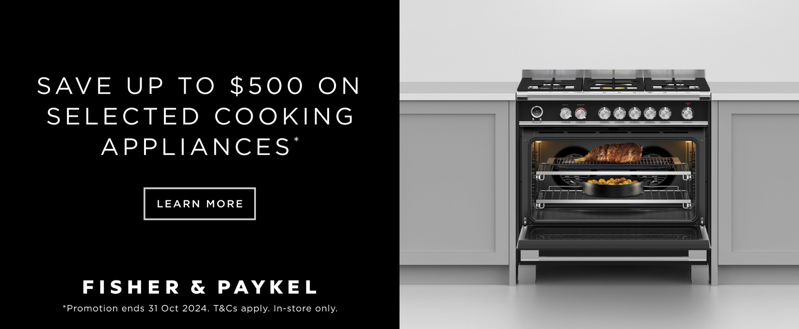 Save Up To $500 On Selected Fisher & Paykel Cooking Appliances at Elite Appliances