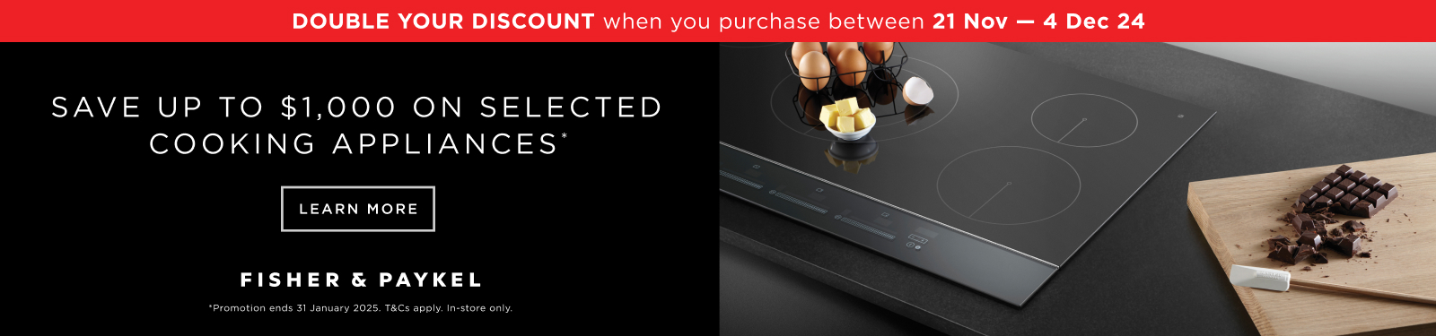 Save Up To $2000 On Selected Fisher & Paykel Appliances