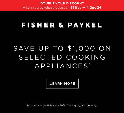 Save Up To $2000 On Selected Fisher & Paykel Appliances