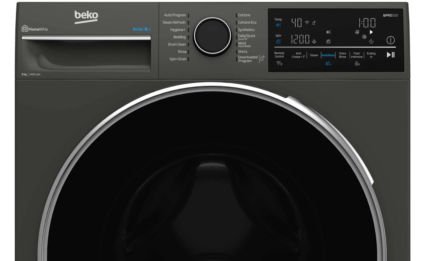 Beko 9kg Front Load Washing Machine BFLB904ADG