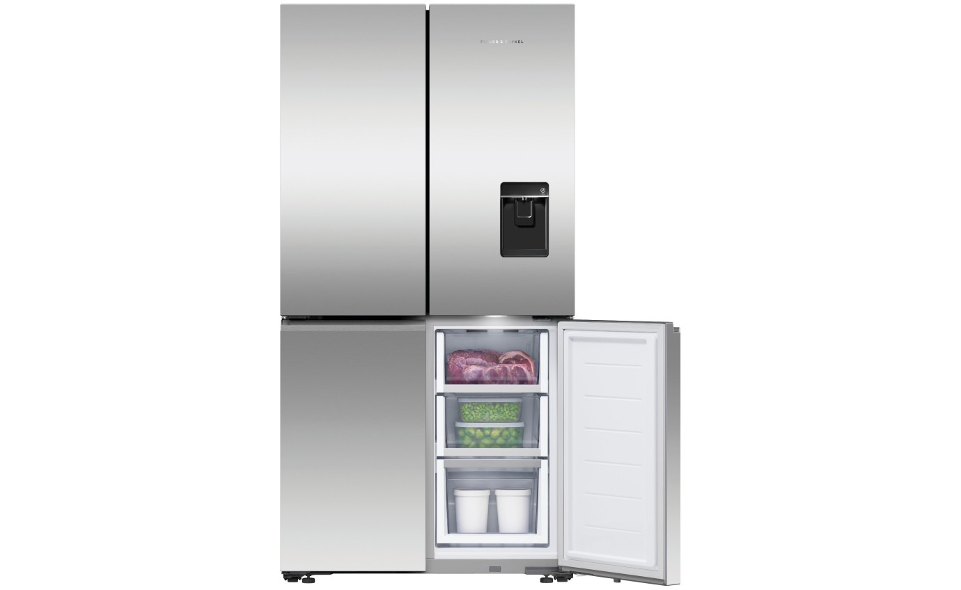 Fisher & Paykel 538L Quad Door Fridge (Stainless Steel) RF605QNUVX1